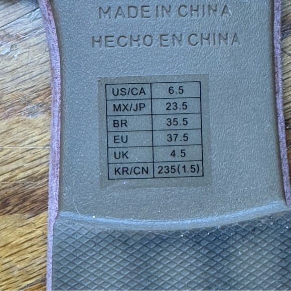 Forever21 Fringe Slip On Sandals - Size 6.5 - Picture 5 of 5